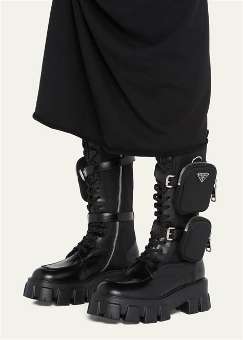 prada monolith style boots